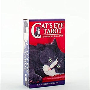 Cat's Eye Tarot Deck and Guidebook