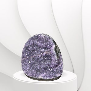 Druzy Amethyst Crystal Decor | Galaxy Amethyst Geode Crystal Druzy Amethyst | Crystal Decor Amethyst Uruguay Geode Decor