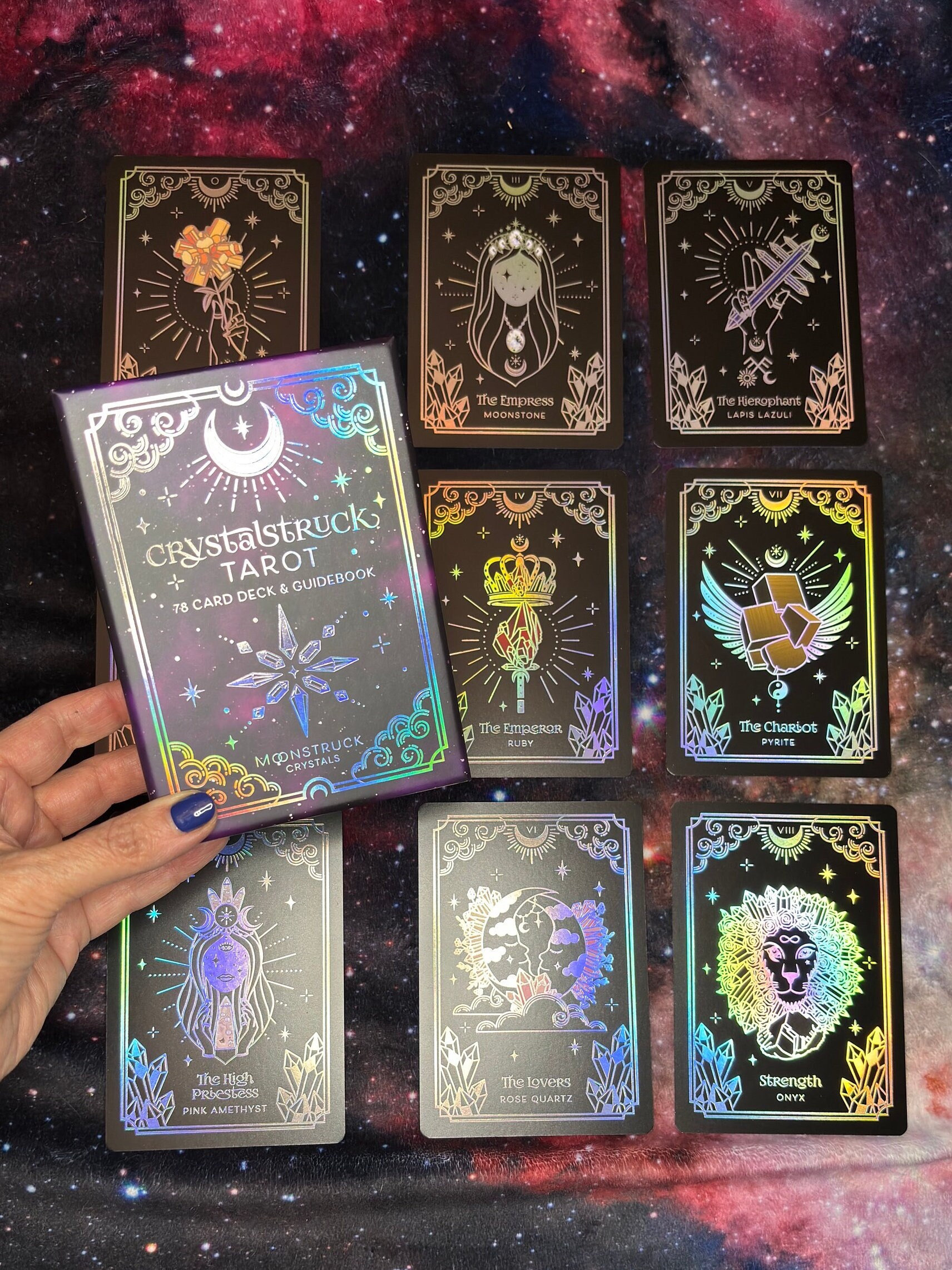 Crystalstruck Tarot - SILVER LIMITED EDITION - 78 Card Deck