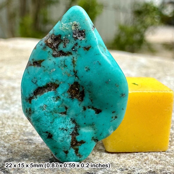 Authentic turquoise nugget for spiritual healing and gemstones