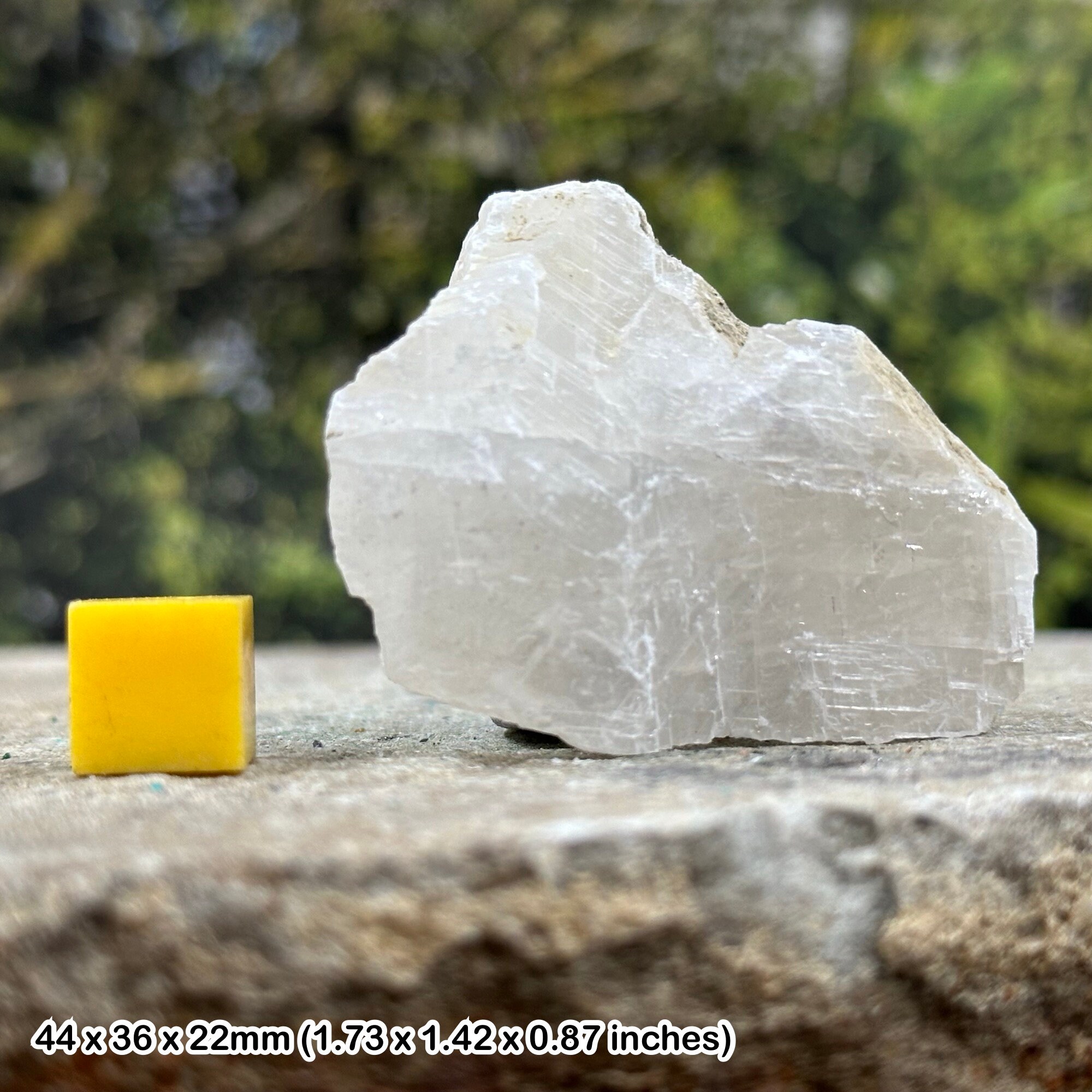 Cristal spero de calcita ptica piedra mineral curativa genuina