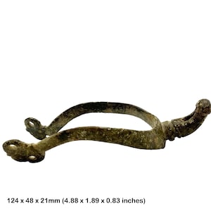 Late medieval spur - historic antique w/coa - genuine 14th-15th century artifact