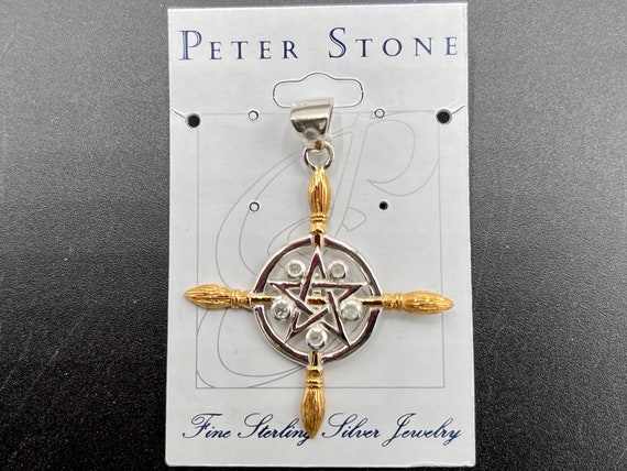 Broomstick Pendant With Moonstone 100 
