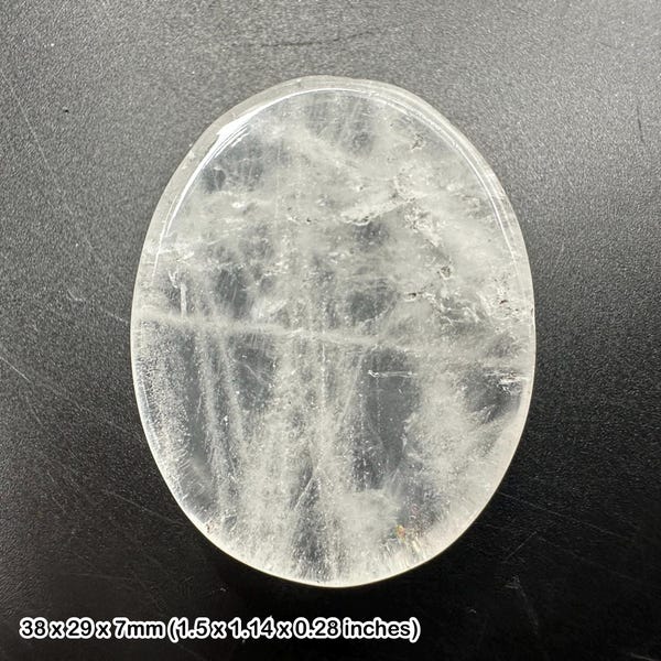 Quartz clair, pierre d'inquiétude, pierre de palme, cristal de roche naturel, spécimen authentique avec certificat d'authenticité