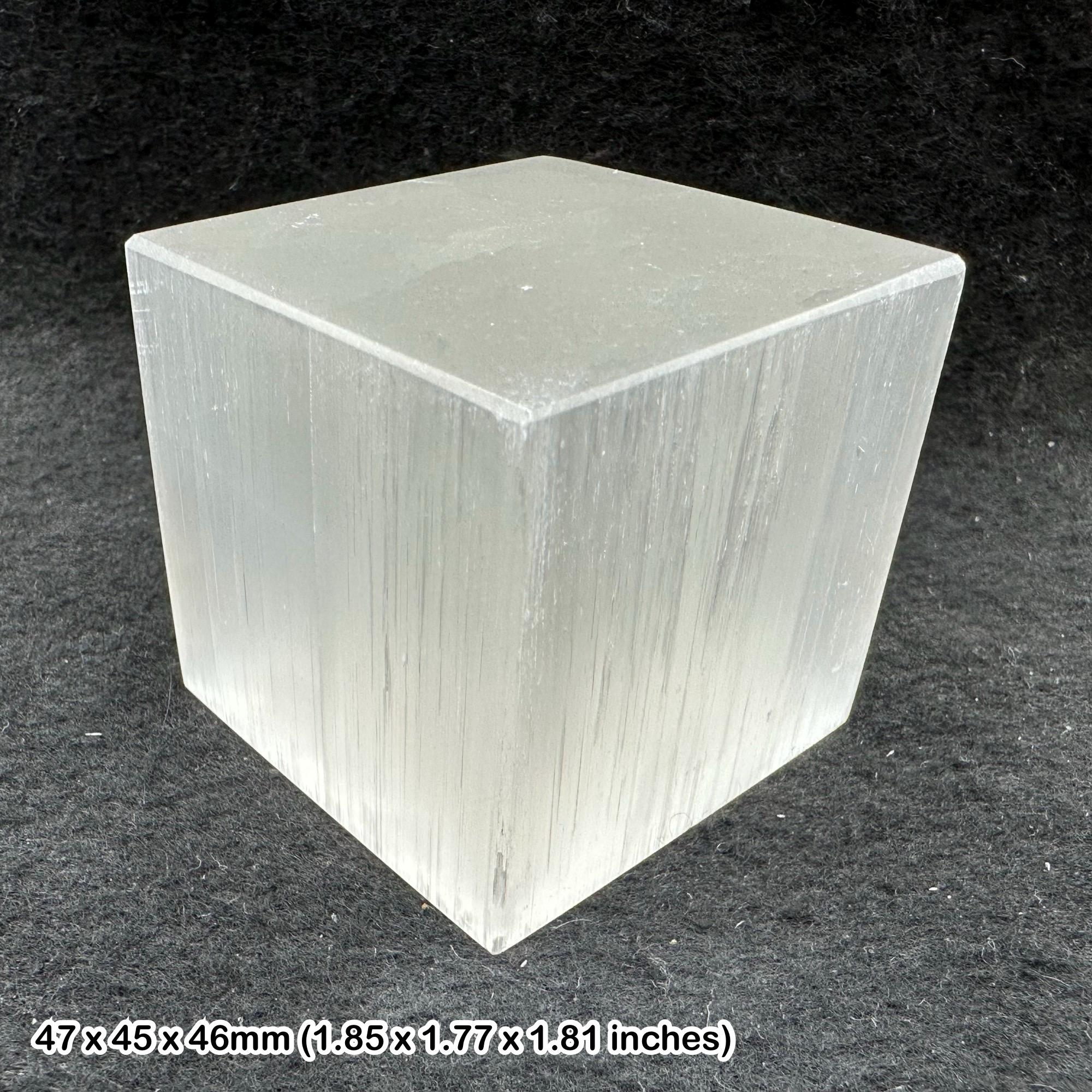 Selenite Tv Block Polished Crystal Optical Gypsum Display Specimen ...