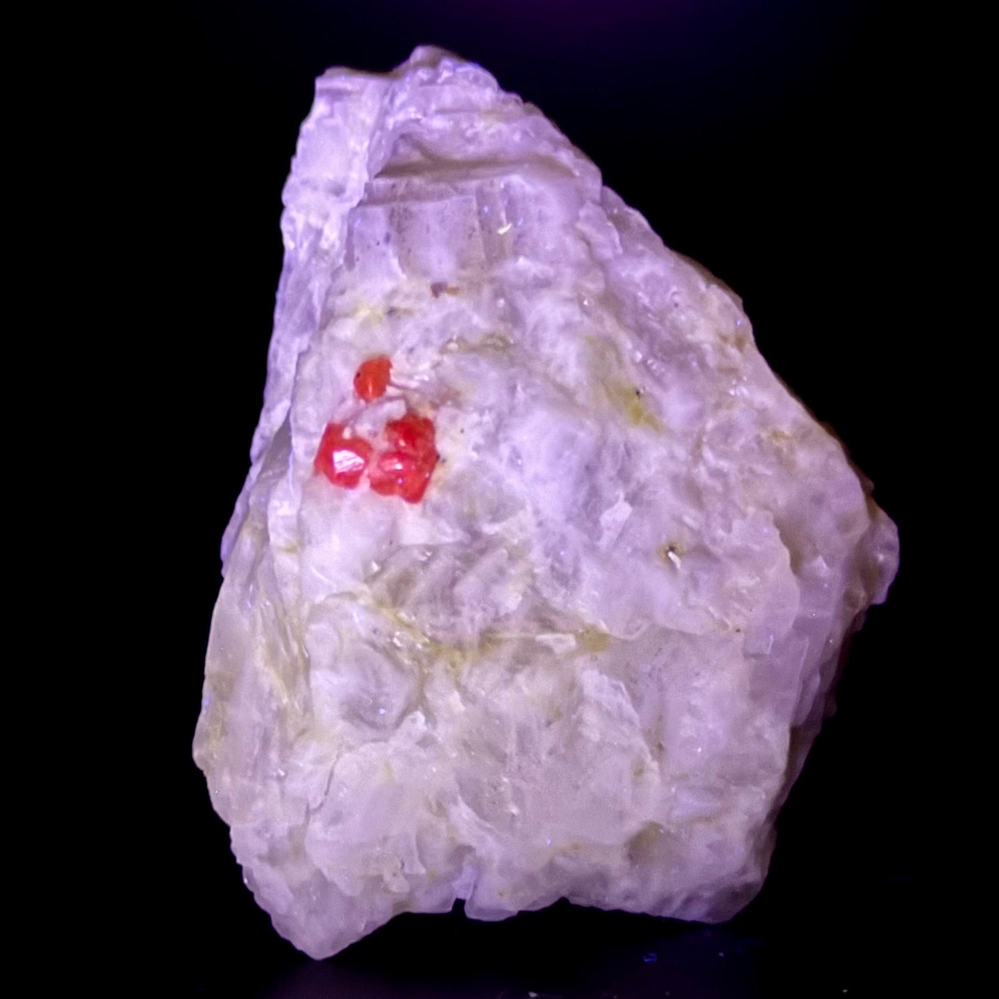 Grade a Ruby on Matrix With Pyrite Uv Reactive Hunza Pakistan - Etsy