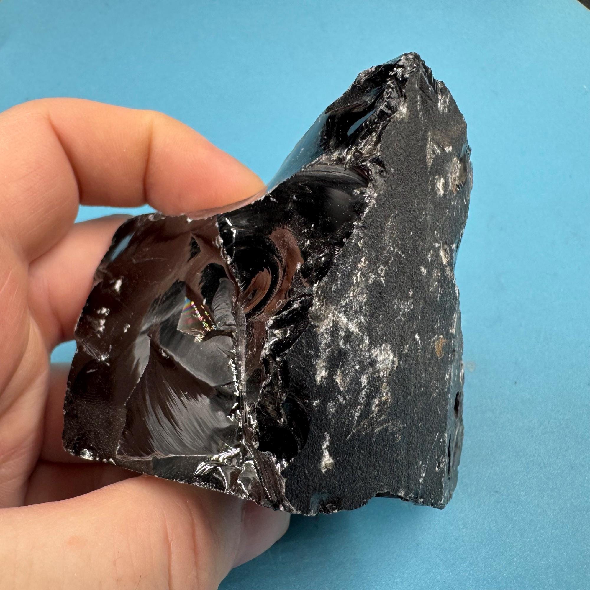 黒曜石 火山ガラス 火成岩 標本 メキシコ産 天然 黒曜石 鉱物 - Etsy 日本