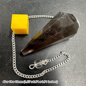Péndulo de obsidiana negra para protección y liberación de energía negativa.