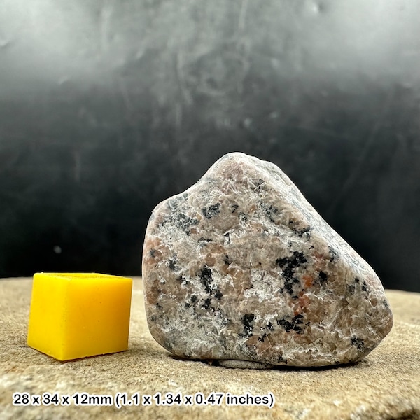 Yooperlite stone, rare fluorescent mineral specimen, natural rough stone