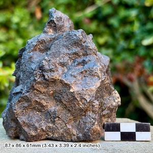 Enorme meteorite condrite comune H5 dall&#39;Africa nord-occidentale, Marocco - 626 g - esemplare autentico con certificato di autenticità