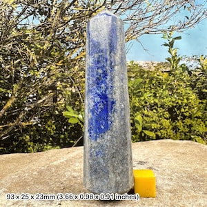 Lapis massage wand for meditation & home collection - spiritual healing crystal