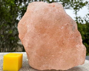 Halite natural rock salt crystal - genuine healing mineral stone certificated