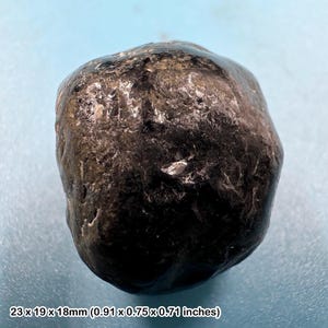 Apache tears obsidian natural volcanic glass mineral usa tumbled stone collectable geological specimen with certificate