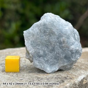 Blue calcite - spiritual healing crystal mineral, authentic, uk seller