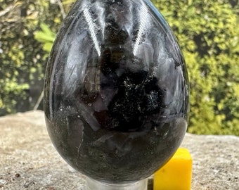 Indigo gabro (mystic merlinite) egg - spiritiual healing