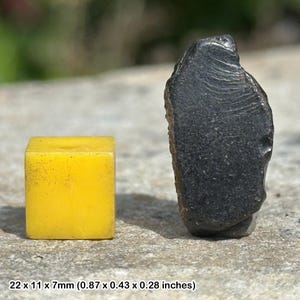 Authentic whitby jet coal for healing, therapy, and meditation stones