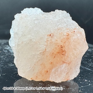 Halite crystal spain genuine rock salt mineral specimen display stone with certificate of authenticity