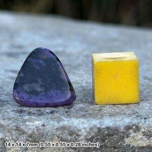 Charoite: genuine charoite crystal - natural stone for spiritual growth and protection