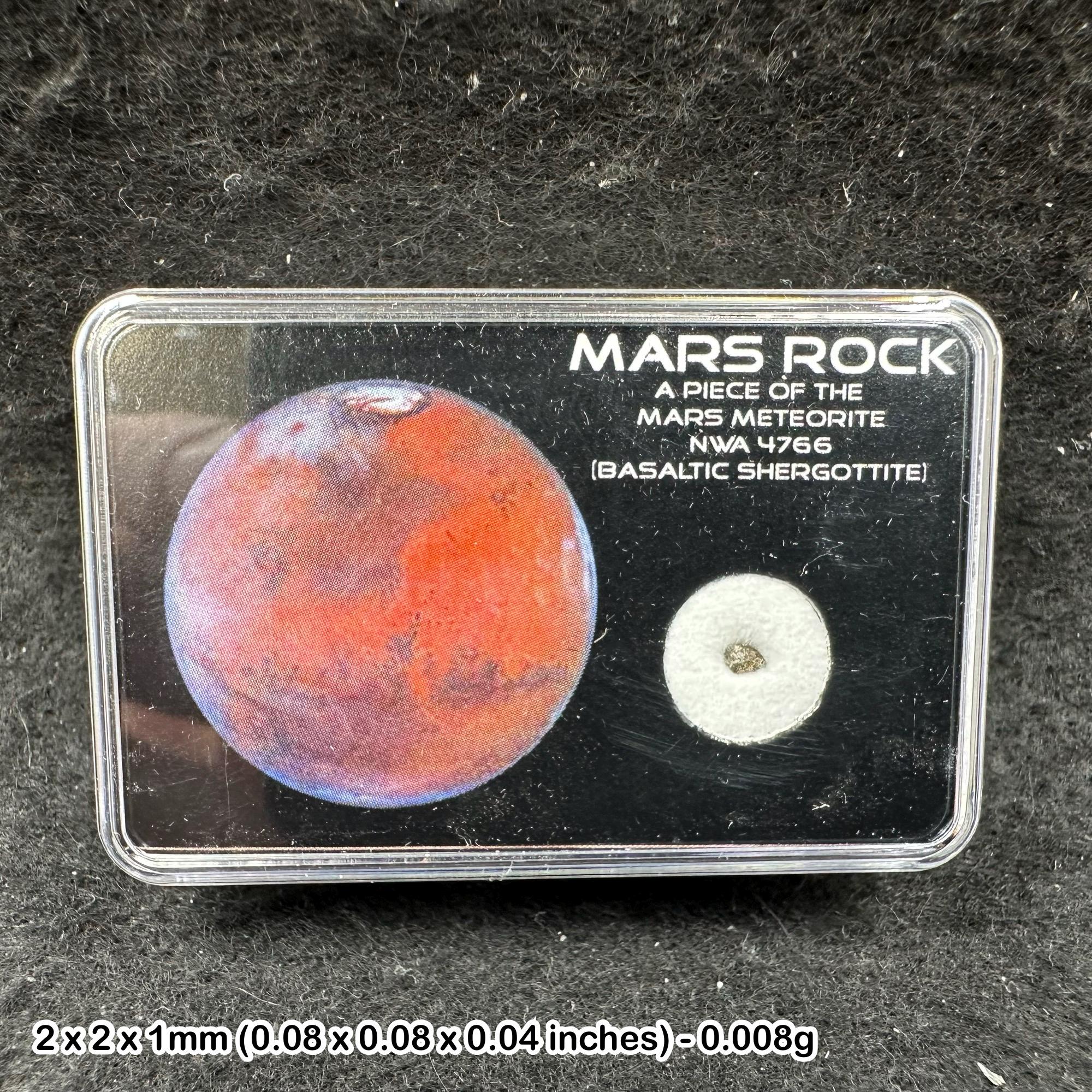 Genuine Martian Mars Rock - Basaltic Shergottite Meteorite - Space Moon ...