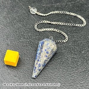 Pendule en lapiz-lazuli pour plus de clarté et de perspicacité