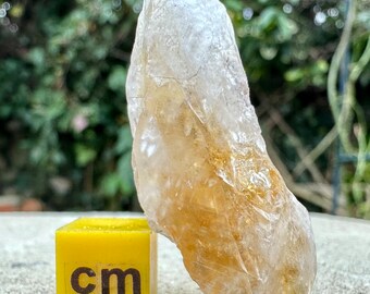 Citrine point crystal - power & success, authentic healing mineral stone certificated