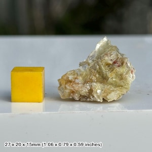 Muscovite mica crystal mineral specimen natural sheet silicate collector display