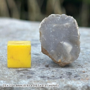 Rare microlith (neolithic), cornwall archeological find, uk - genuine artefact with certificate of authenticity
