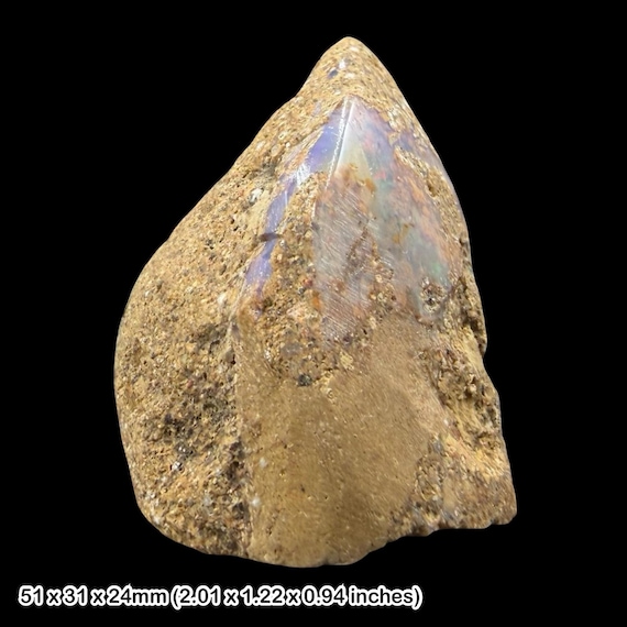 Opal in ironstone matrix queensland boulder opal australia crystal specimen