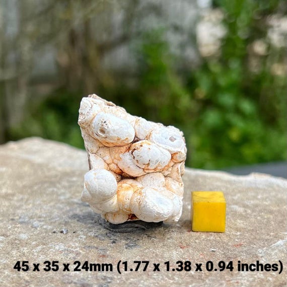 Chalcedony stalactitic crystal – unique mineral s… - image 1