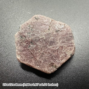 Espécime de cristal de rubi genuíno certificado - poderosa pedra mineral espiritual com certificação de autenticidade!