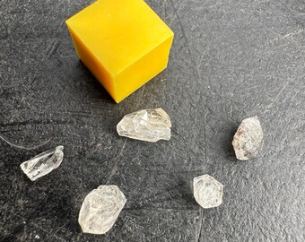 5 x herkimer diamond - spiritual healing crystal mineral stones - certificated