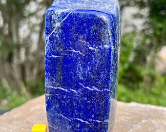 Lapis lazuli, diepe vrede en harmonie, echte spirituele helende kristalsteen, gecertificeerd