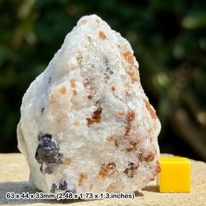 Rare: blue spinel crystal | hunza valley, gilgit-baltistan, pakistan | natural octahedral gem mineral | genuine specimen w/ coa