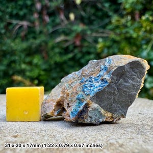 Rare cerussite & linarite crystals - dyfed, wales, uk - genuine mineral specimen - british collectable