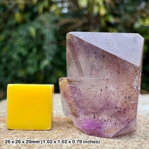Double terminated purple fluorite crystals - natural usa specimen w/ coa