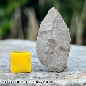 Rare chert leaf-shaped arrowhead (neolithic), cornwall archeological find, uk - genuine artefact with certificate of authenticity