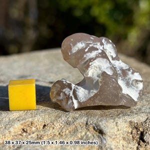 Agate peau de serpent - Pierre minérale cristalline de guérison spirituelle, authentique