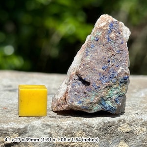 Azurita - cristal colorido, pedra de cura espiritual, autêntico, vendedor do Reino Unido