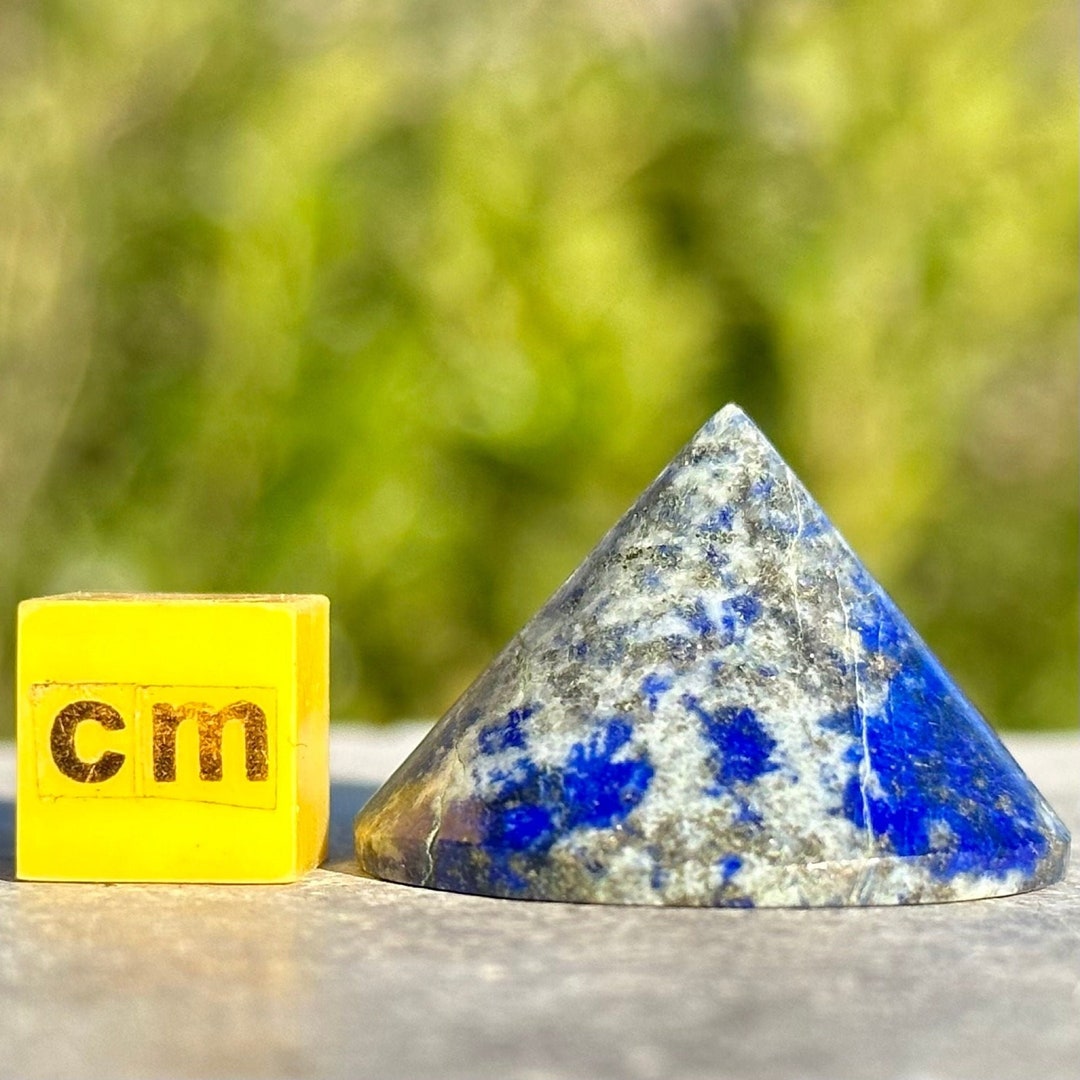 Lapis Lazuli Conical Pyramid Authentic Spiritual Healing Etsy