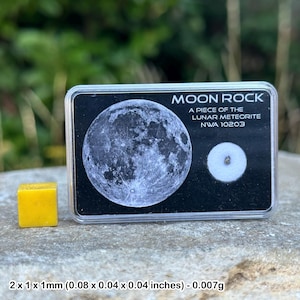 Certified lunar moon rock - genuine meteorite from space