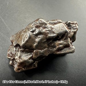 Real space meteorite rock - nickel-iron campo del cielo - uk seller