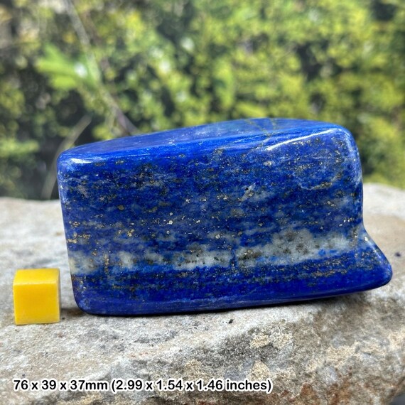 知恵と内なる真実のために磨かれたラピスラズリ - Etsy 日本