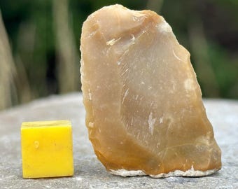 Rare neolithic burin, cornwall archeological find, uk - genuine artefact with certificate of authenticity