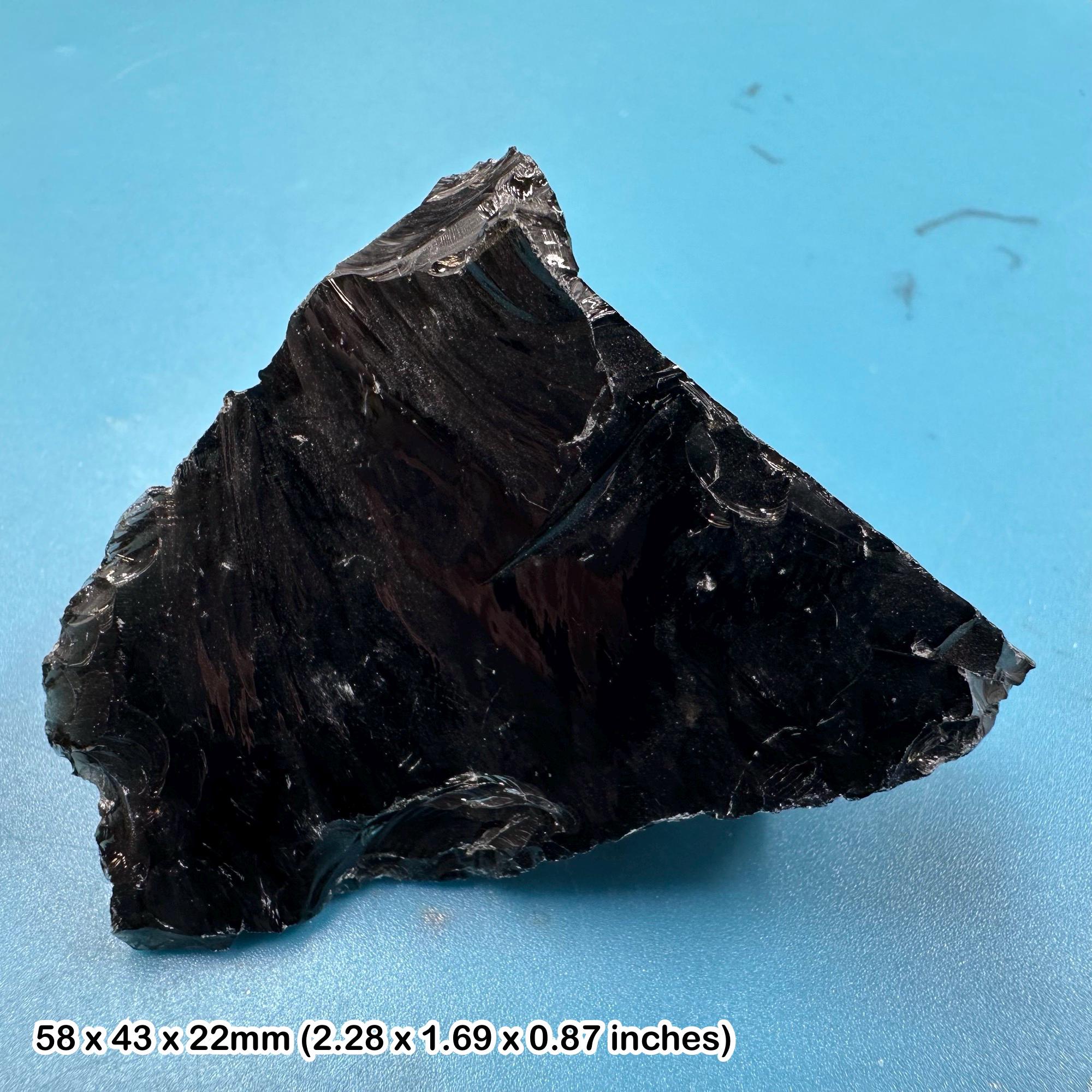 黒曜石クリスタル メキシコ産 天然火山ガラス 火成岩標本 本物