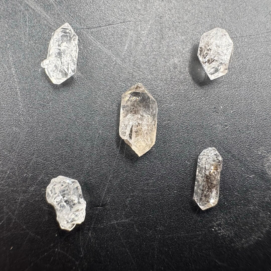 ハ―キマ―ダイアモンド 本物のハーキマーダイヤモンド水晶（両端が尖ったタイプ、アメリカ製