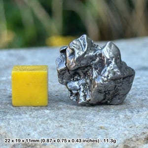 Real space meteorite rock - nickel-iron campo del cielo