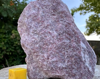 Thulite crystal - genuine spiritual healing mineral stone certificated