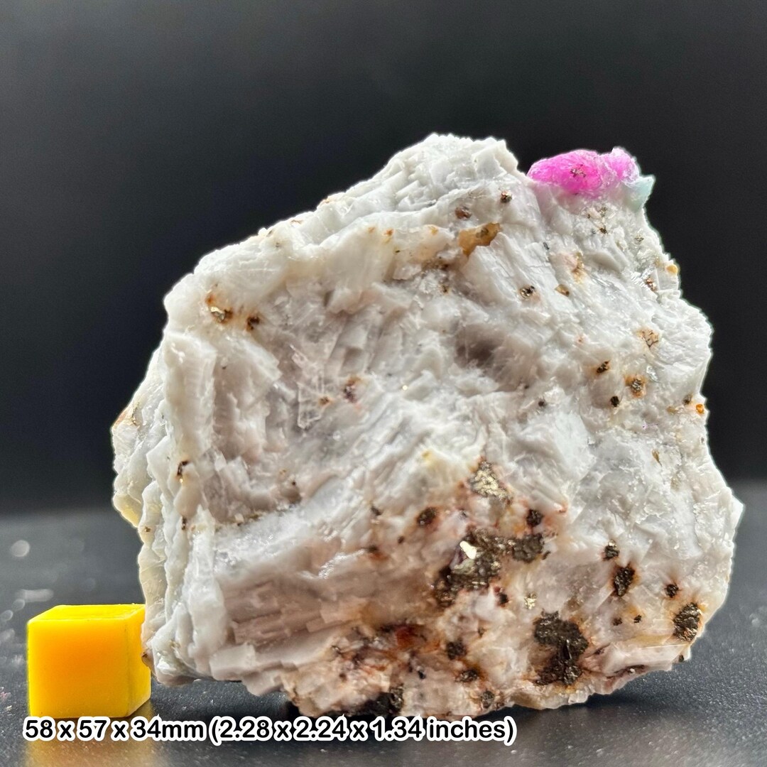 Ruby on Matrix With Pyrite, Hunza Valley UV Reactive Gemstone - Etsy