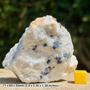 Rare: blue spinel crystal | hunza valley, gilgit-baltistan, pakistan | natural octahedral gem mineral | genuine specimen w/ coa