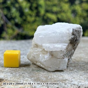 Optical calcite (rough) - uk healing crystal mineral stone, authentic